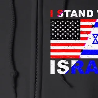 Israeli Palestinian Conflict Pro Israel Full Zip Hoodie