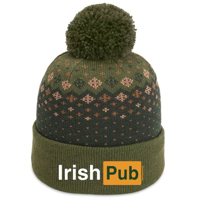 Irish Pub Chowdaheadz The Baniff Cuffed Pom Beanie