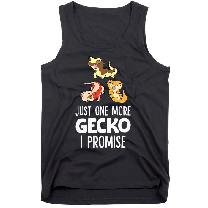 I Promise Crested Gecko Owner Just One More Crested Gecko Tank Top