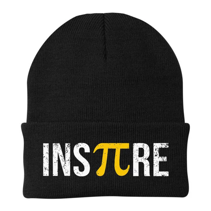 Inspire Pi Day 3.14 Math National Pi Day For Student Teacher Knit Cap Winter Beanie