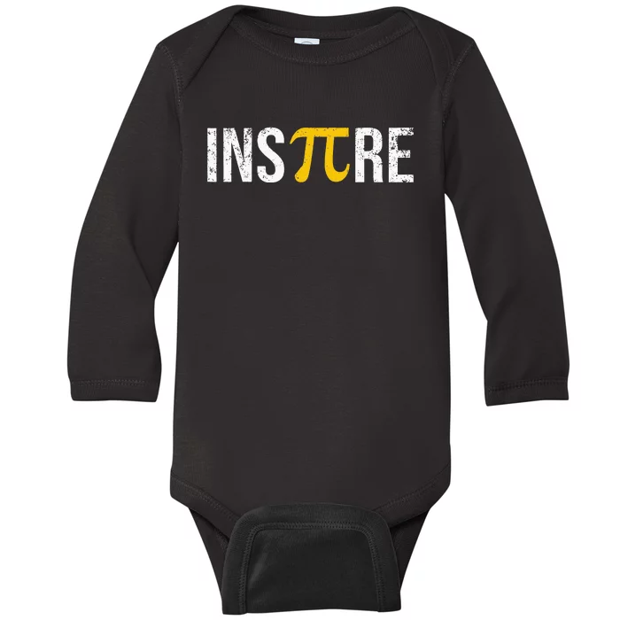 Inspire Pi Day 3.14 Math National Pi Day For Student Teacher Baby Long Sleeve Bodysuit