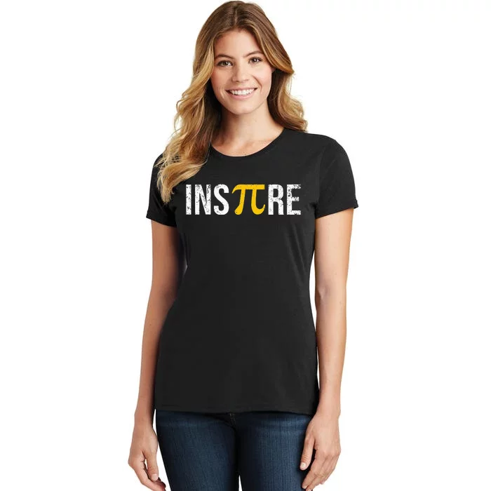 Inspire Pi Day 3.14 Math National Pi Day For Student Teacher Women's T-Shirt