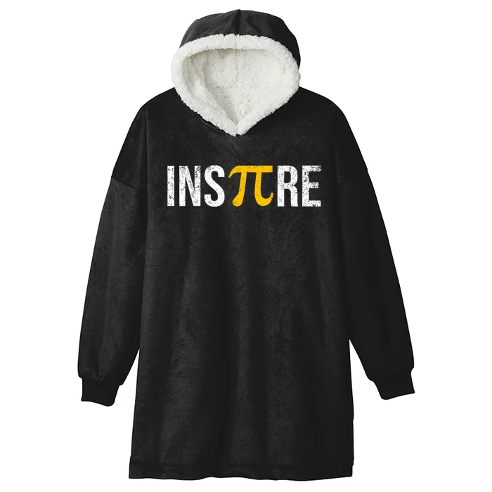 Inspire Pi Day 3.14 Math National Pi Day For Student Teacher Hooded Wearable Blanket