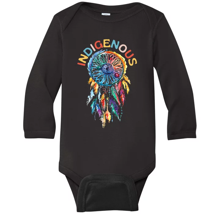 Indigenous peoples day Native American heritage Baby Long Sleeve Bodysuit