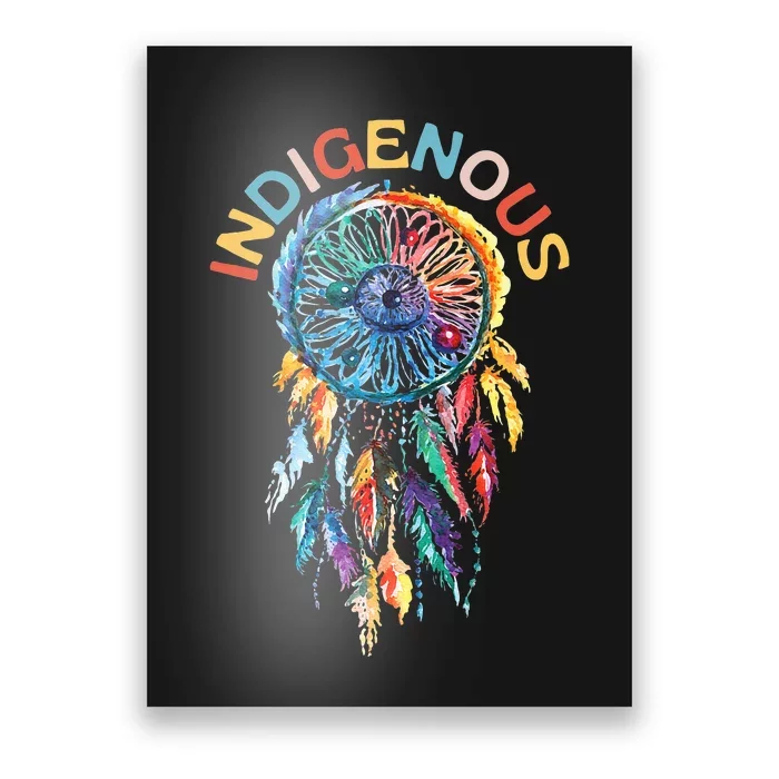 Indigenous peoples day Native American heritage Poster