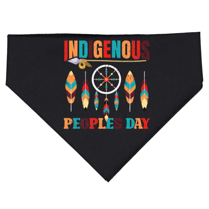 Indigenous Peoples Day for a Native American USA-Made Doggie Bandana