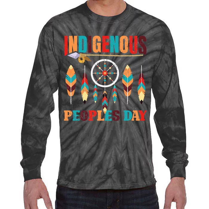 Indigenous Peoples Day for a Native American Tie-Dye Long Sleeve Shirt