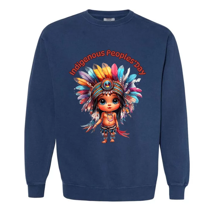 Indigenous PeopleS Day Celebration Garment-Dyed Sweatshirt