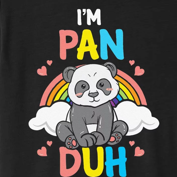 Im Pan Duh Panda Pansexual Pride Rainbow LGBT Gift Love ChromaSoft Performance T-Shirt