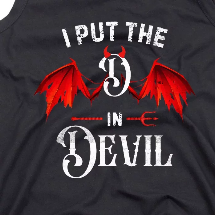 I Put D In Devil Matching Couple Tank Top