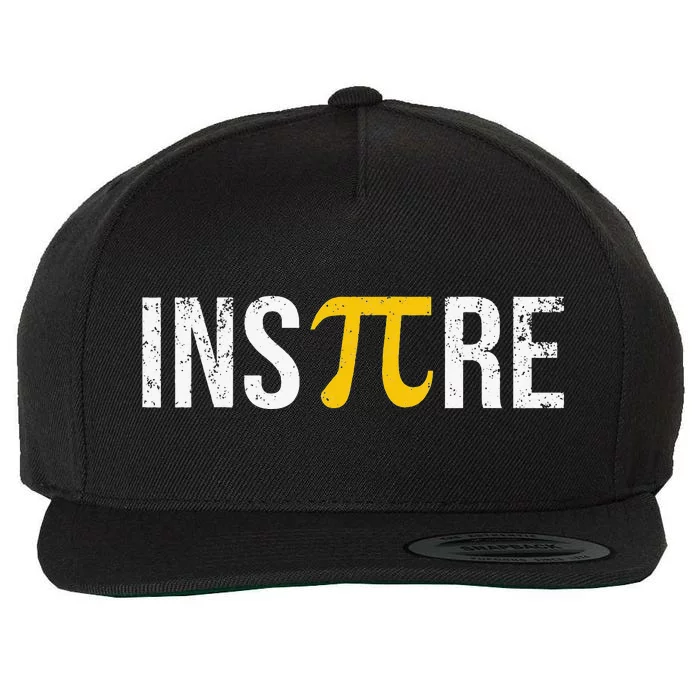 Inspire Pi Day 3.14 Math National funny Pi Day Wool Snapback Cap