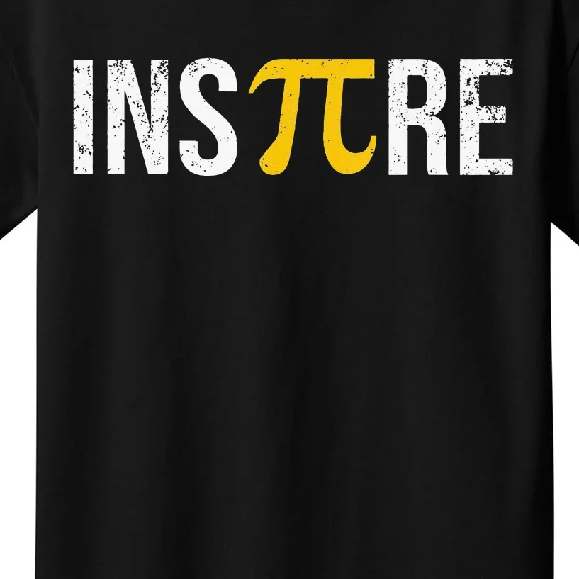 Inspire Pi Day 3.14 Math National funny Pi Day Kids T-Shirt