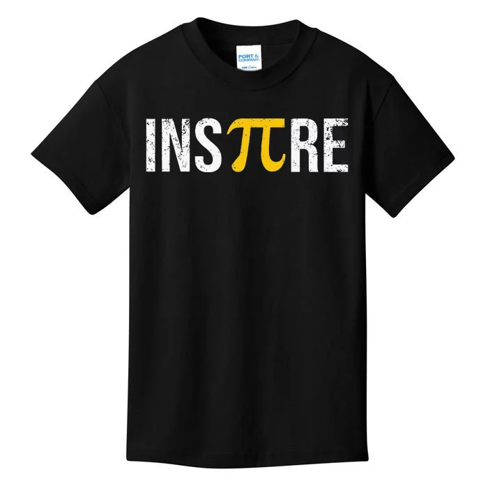 Inspire Pi Day 3.14 Math National funny Pi Day Kids T-Shirt