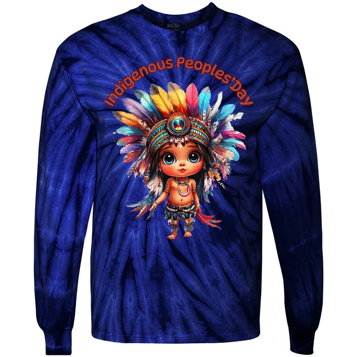 Indigenous PeopleS Day Celebration Tie-Dye Long Sleeve Shirt