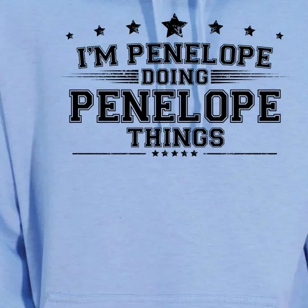 Im Penelope Doing Penelope Things Unisex Surf Hoodie