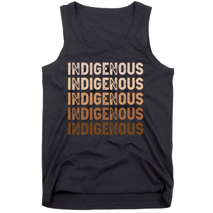 Indigenous Peoples Day Native American Heritage Pride Tank Top