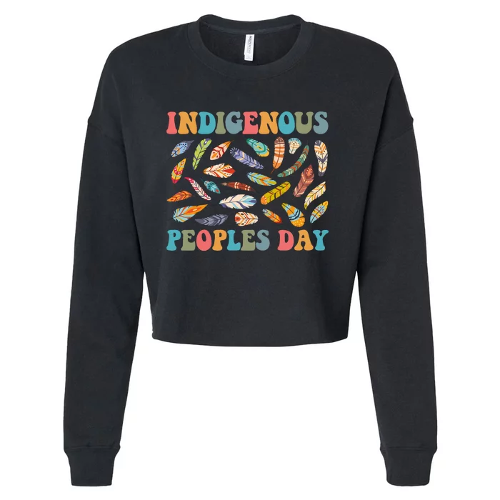 Indigenous Peoples Day Cropped Pullover Crew