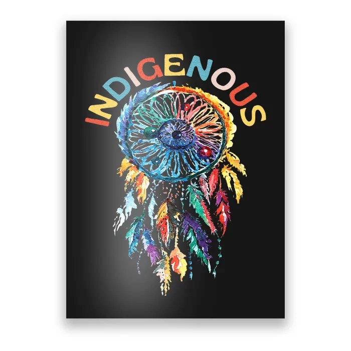 Indigenous peoples day Native American heritage Catcher Poster