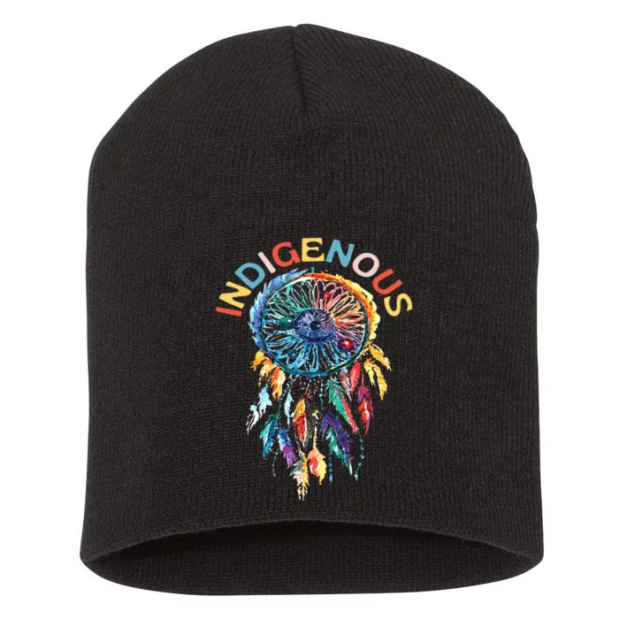 Indigenous peoples day Native American heritage Catcher Short Acrylic Beanie