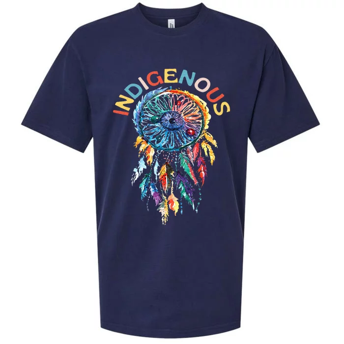 Indigenous peoples day Native American heritage Catcher Sueded Cloud Jersey T-Shirt