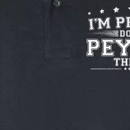 Im Peyton Doing Peyton Things Softstyle Adult Sport Polo