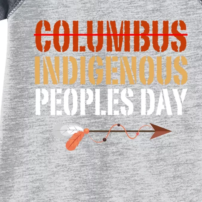 Indigenous Peoples Day Not Columbus Native American Oct 12 Infant Baby Jersey Bodysuit