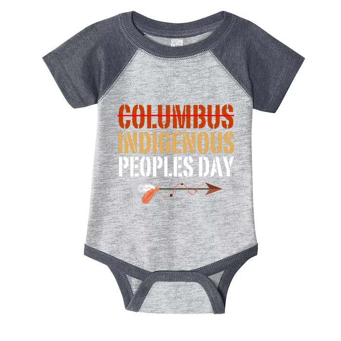 Indigenous Peoples Day Not Columbus Native American Oct 12 Infant Baby Jersey Bodysuit