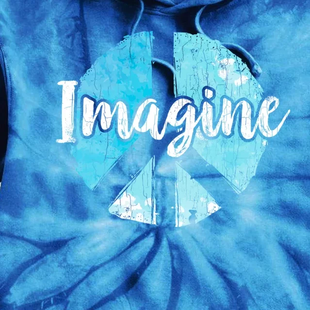 International Peace Day Imagine Funny Love World Graphic Gift Tie Dye Hoodie