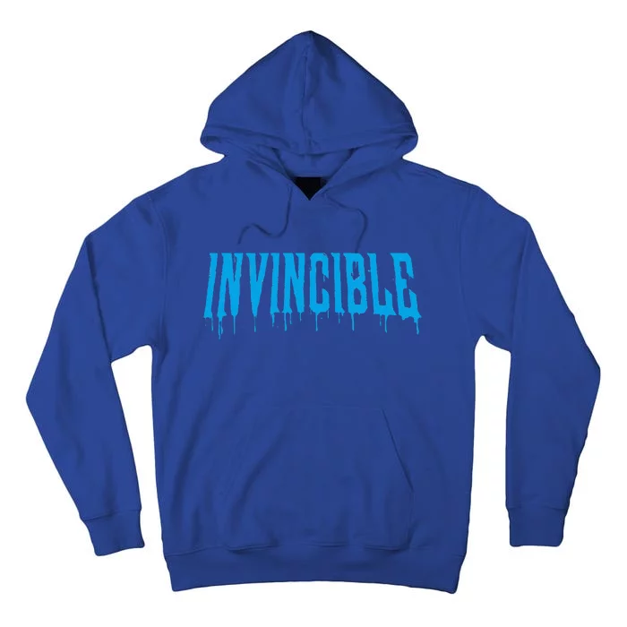 Invincible  Paint Drip Logo Tall Hoodie