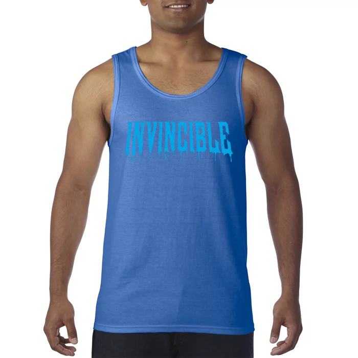 Invincible  Paint Drip Logo Tank Top