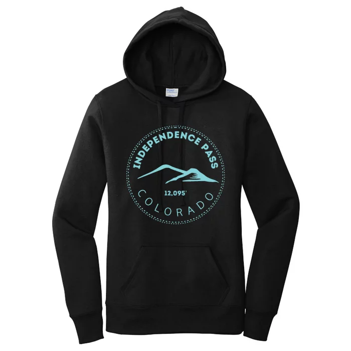 Independence Pass Elevated Colorado Mountain Women's Pullover Hoodie