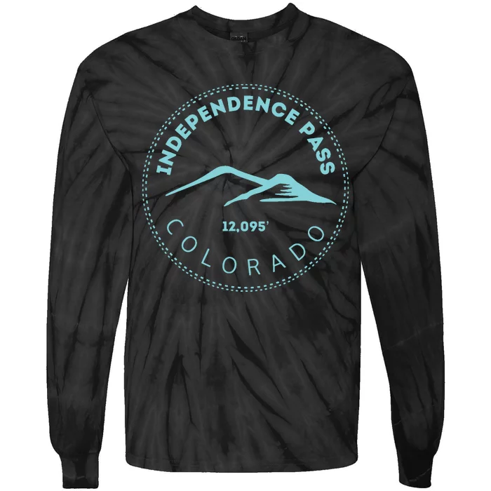 Independence Pass Elevated Colorado Mountain Tie-Dye Long Sleeve Shirt