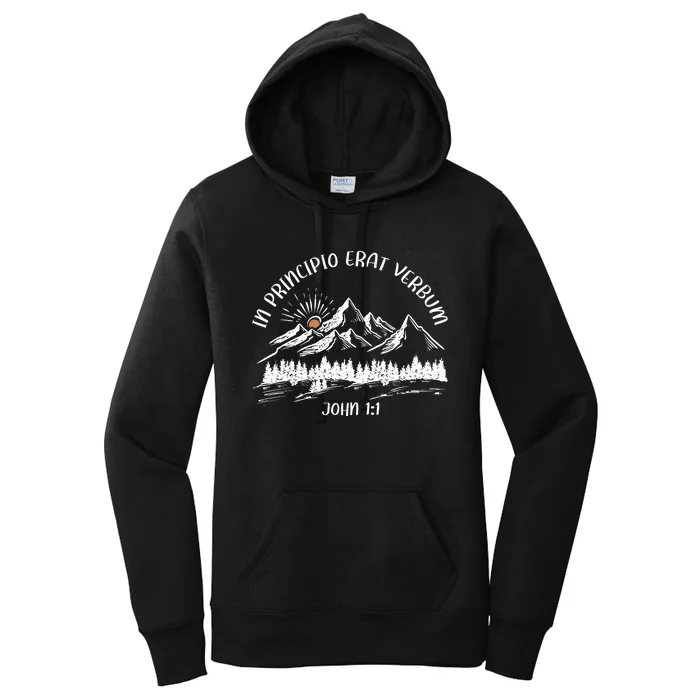 In Principio Erat Verbum Homeschooling Mama Women's Pullover Hoodie