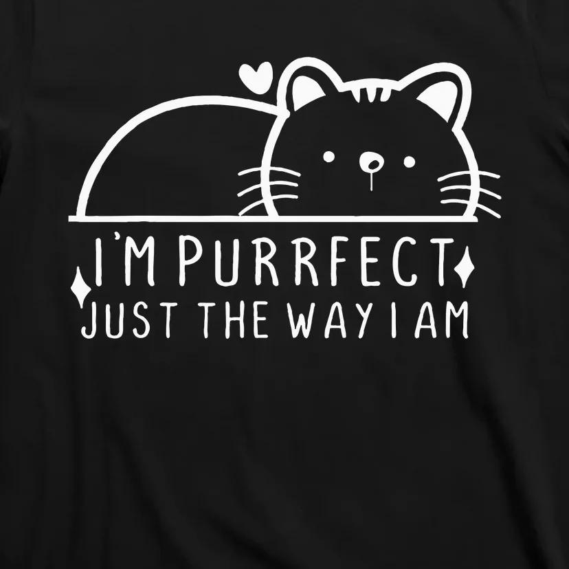 IM Purrfect Funny Cat Pet Lover Fun Pun T-Shirt