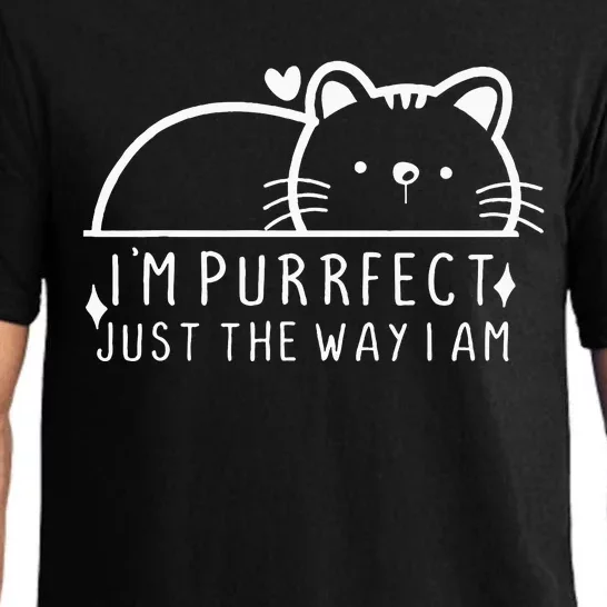 IM Purrfect Funny Cat Pet Lover Fun Pun Pajama Set