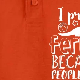 I Prefer Ferret People Suck Funny Sarcastic Ferret Lover Gift Dry Zone Grid Performance Polo