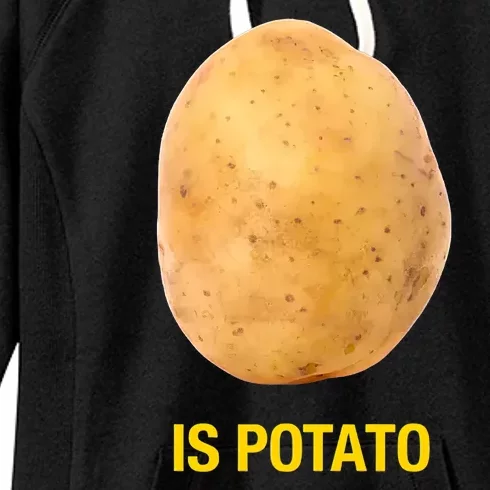 Is Potato Funny Late Show Meme Comedy TV Saying Women's Fleece Hoodie