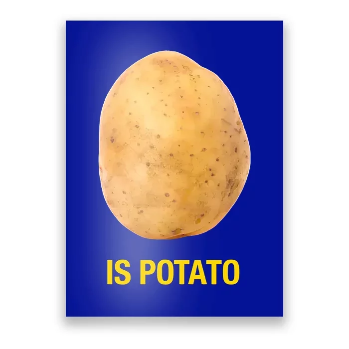 Is Potato Funny Late Show Meme Comedy TV Saying Poster