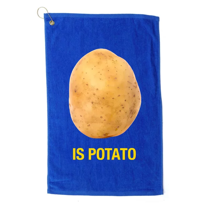 Is Potato Funny Late Show Meme Comedy TV Saying Platinum Collection Golf Towel