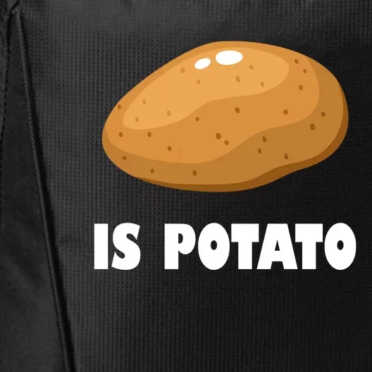 Is Potato Funny Meme Late Night City Backpack