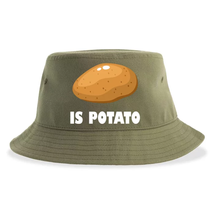 Is Potato Funny Meme Late Night Sustainable Bucket Hat