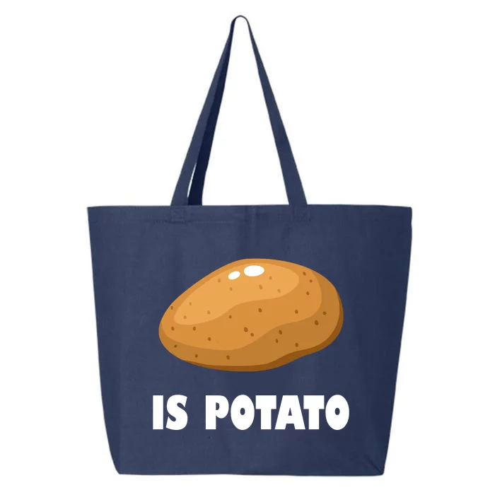 Is Potato Funny Meme Late Night 25L Jumbo Tote