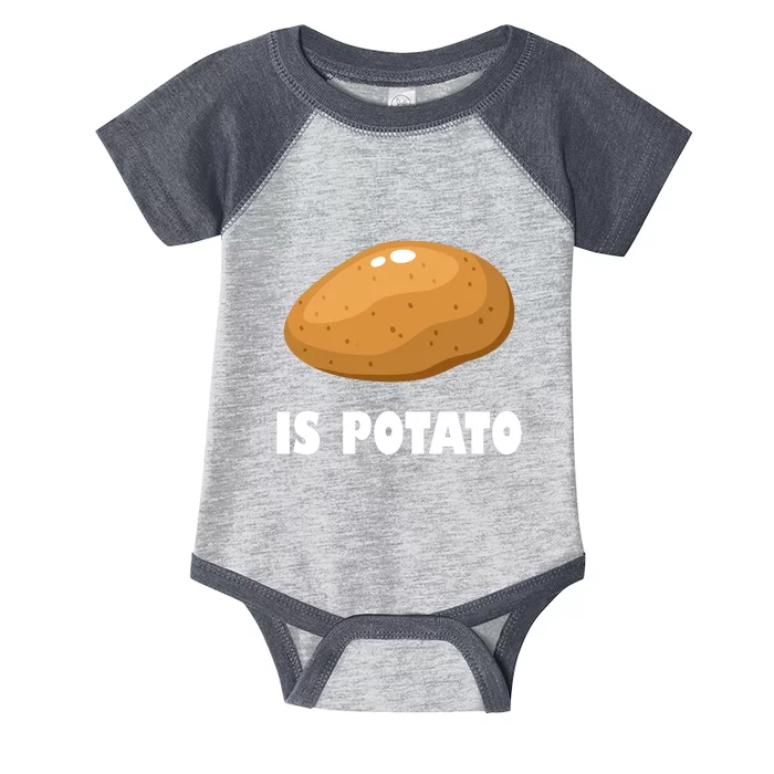 Is Potato Funny Meme Late Night Infant Baby Jersey Bodysuit