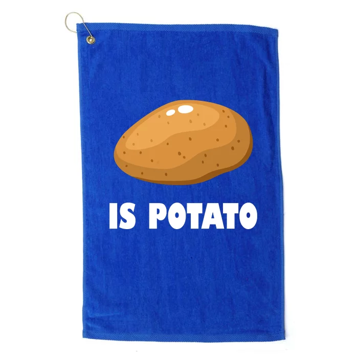 Is Potato Funny Meme Late Night Platinum Collection Golf Towel