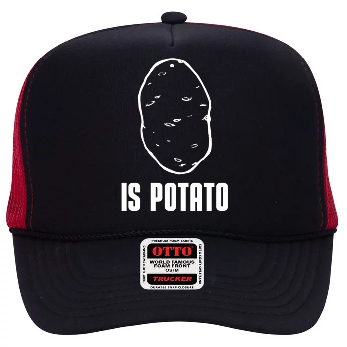 Is Potato Funny Potato High Crown Mesh Trucker Hat