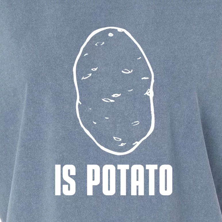 Is Potato Funny Potato Garment-Dyed Women's Muscle Tee