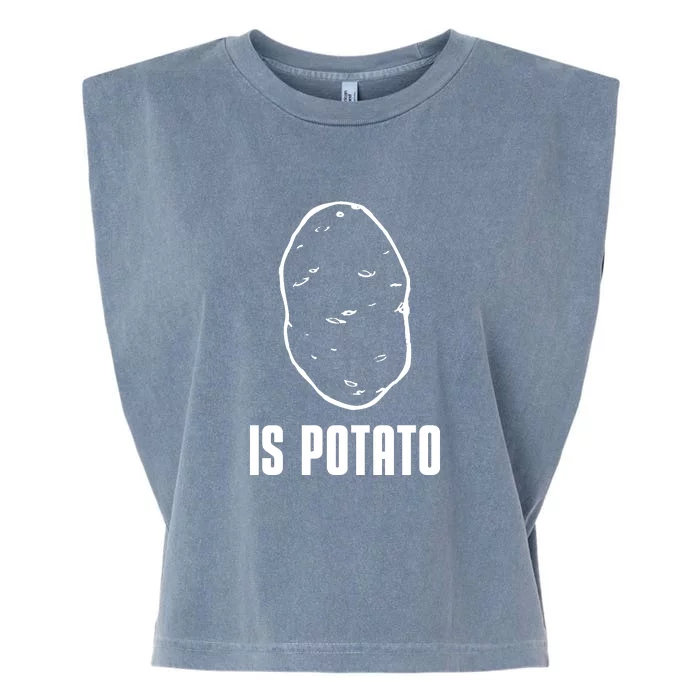 Is Potato Funny Potato Garment-Dyed Women's Muscle Tee