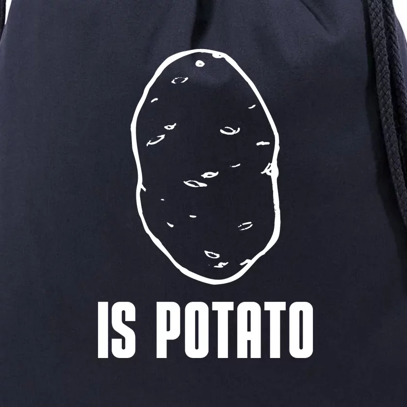 Is Potato Funny Potato Drawstring Bag