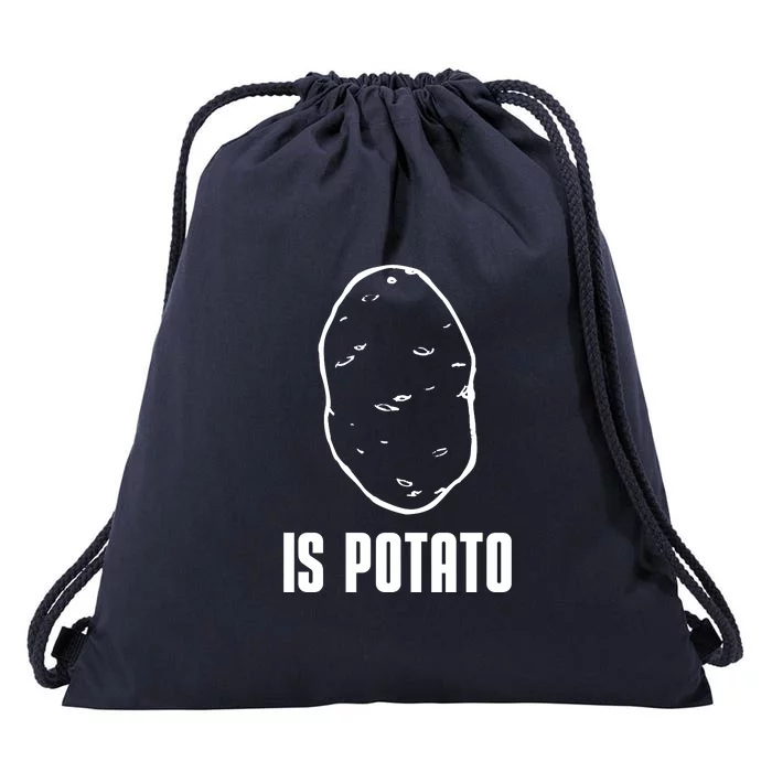 Is Potato Funny Potato Drawstring Bag