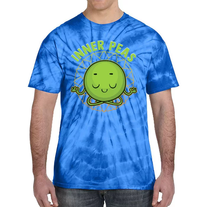 Inner Peas Funny Inner Peace Foodie Pun Meme Cute Gift Tie-Dye T-Shirt